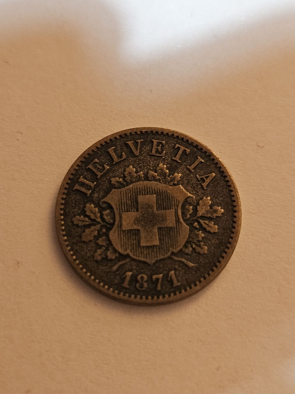 Tutti le monete: 10 Rappen 1871 – Usato da Pfäffikon ZH venduto da Melibol