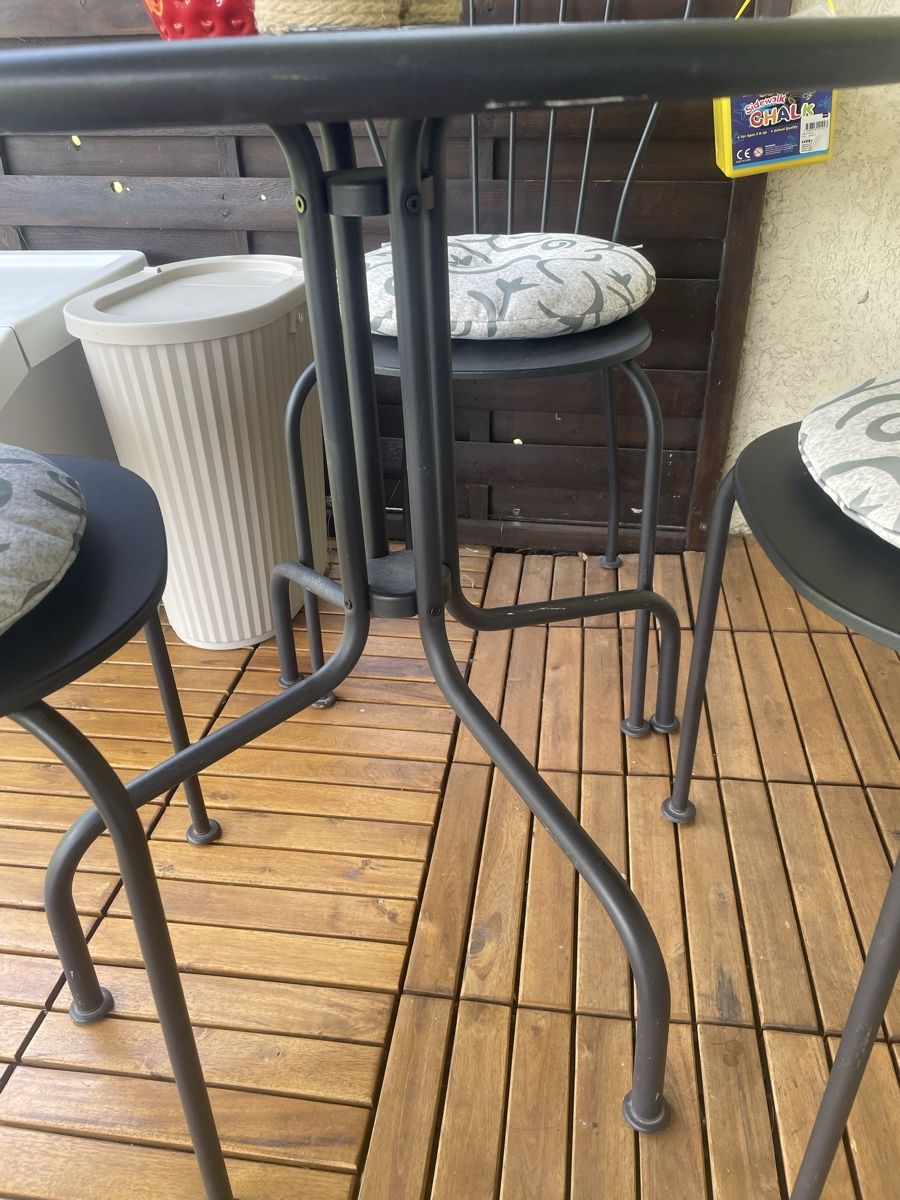 Set di tavolo e panche: Balkon Tisch-3er set – Usato da Erlinsbach SO venduto da asj_xwx2 3