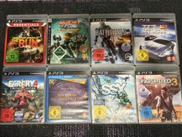 PlayStation 3 Spiele Sammlung 8 Stk.