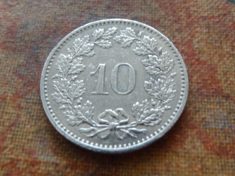 Alle Münzen: 10 Rp. 1985 – Gebraucht aus Romanel-sur-Lausanne von Swift13 1