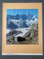 Original Vintage Poster - Lauteraarhorn  - Unteraargletscher