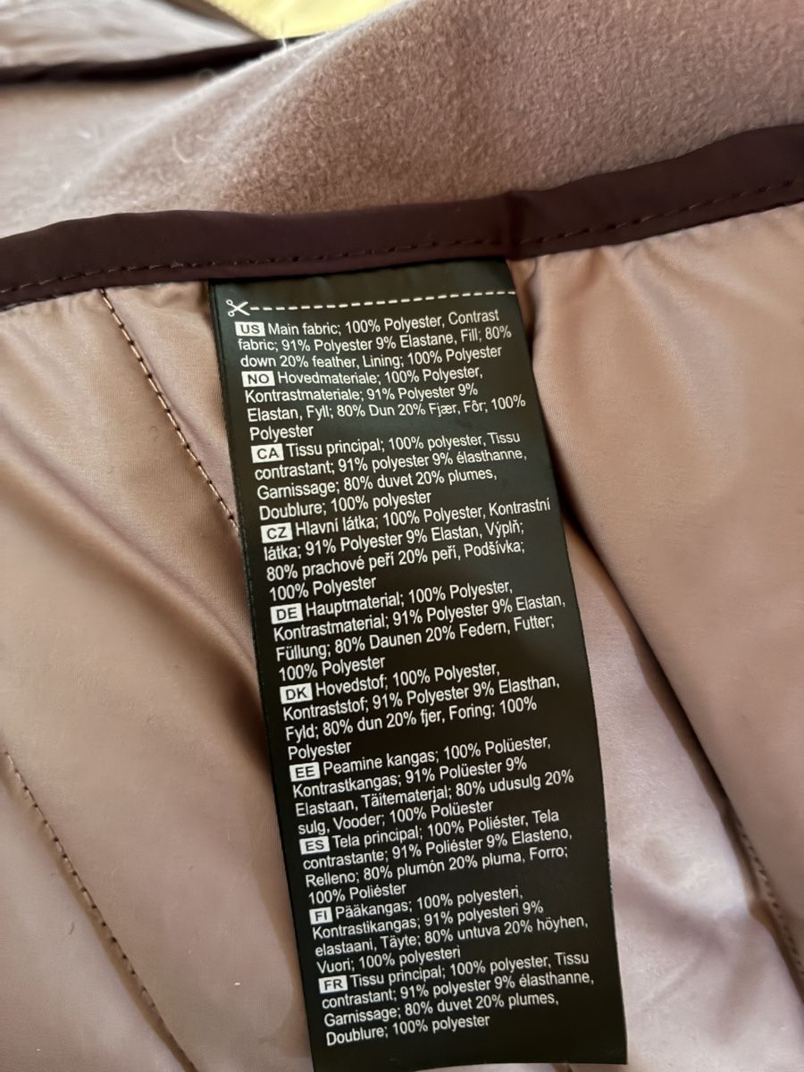 Giacche: KARI TRAA EVA DOWN JACKET SYRUP Coat Jacke Puffer – Usato da Münchenstein venduto da B771 7