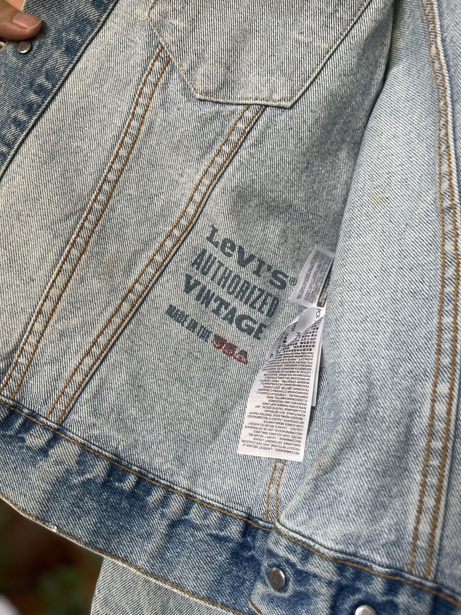 Levi's Giacche: Vintage Levi's Jeans Jacke, hellblau, Gr. M – Usato da Zürich venduto da Tcj.han 7