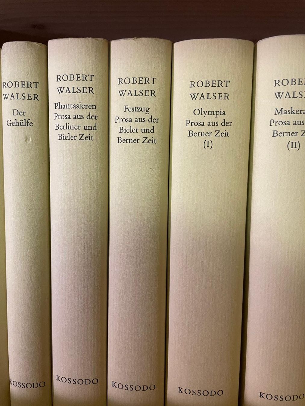 Libri: Robert Walser Das Gesamtwerk 13 Bücher – Usato da Frauenfeld venduto da Fortserj 2