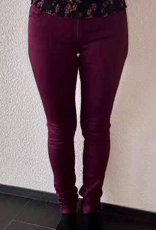 Jeans Replay Luz Hyperflex Skinny bordeaux, Grösse 26, L 32