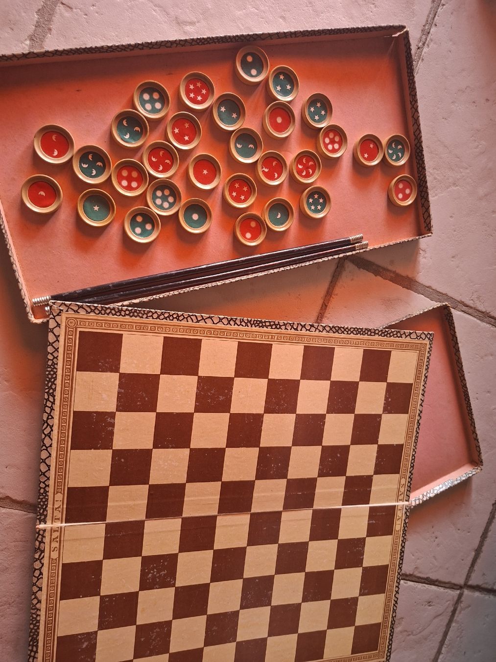 Jeux: Antique Salta Game - Complete: Box, Board, 30 Pieces  – D'occasion à Filzbach par Ariane_SR71 1