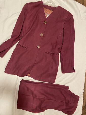 Ensemble tailleur bordeaux L'Altra Moda, Taille 38