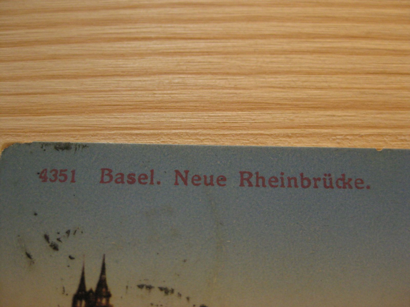 Cartoline postali: AK Basel mittlere Brücke mit Tram – Usato da Malters venduto da Marosko 1