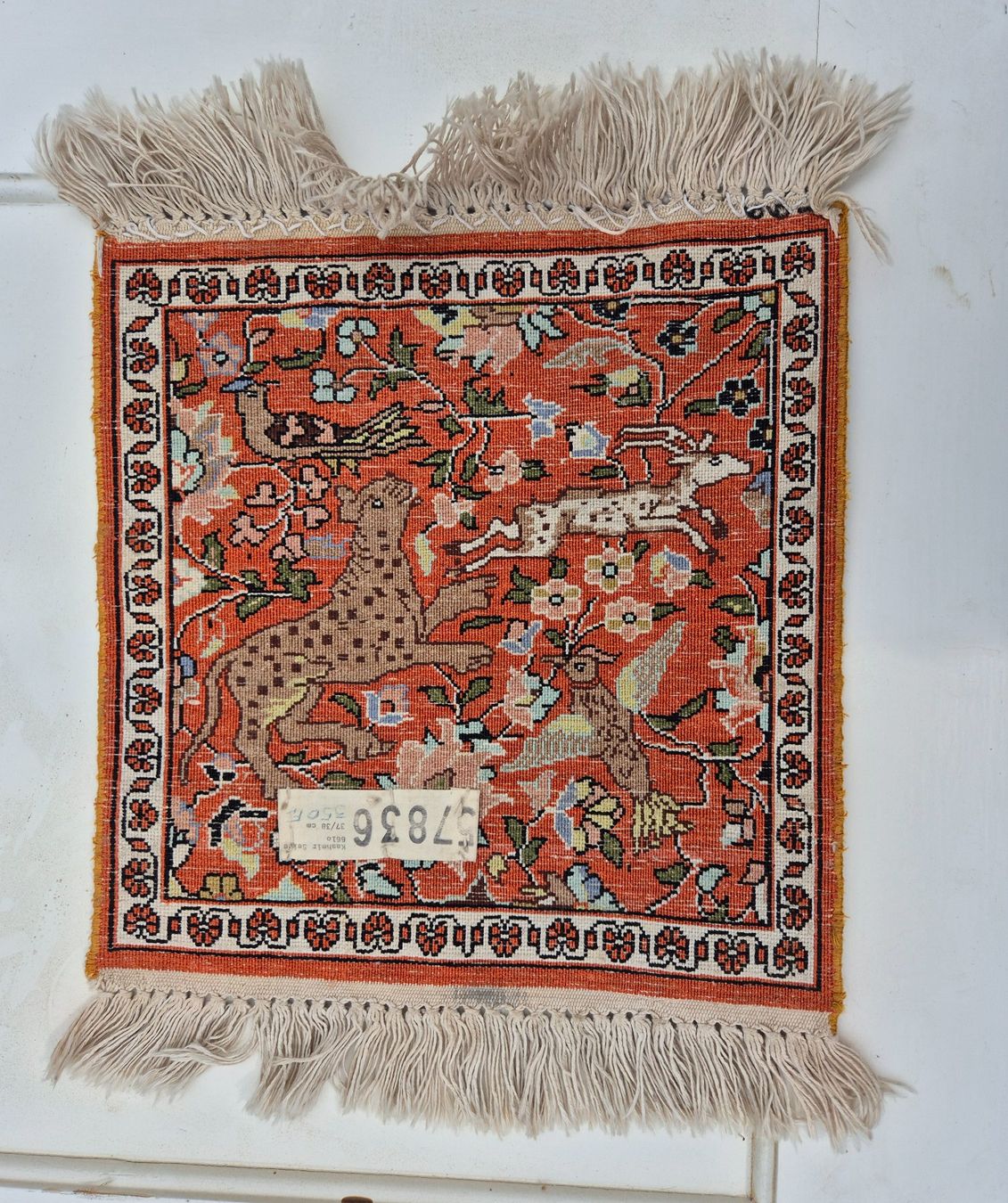 Teppiche: Kleiner Orientteppich, 37 x 38 cm, Kaschmir & Seide – Gebraucht aus Hägendorf von Saskia0 1