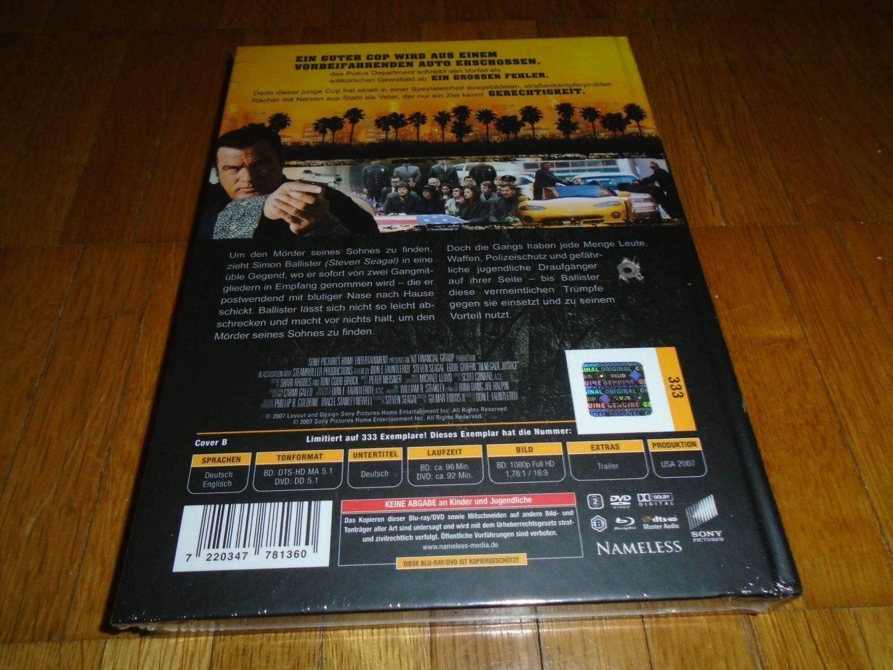 Alle DVDs: Urban Justice - MEDIABOOK - B - UNCUT – Neu und originalverpackt aus Basel von havsok 1