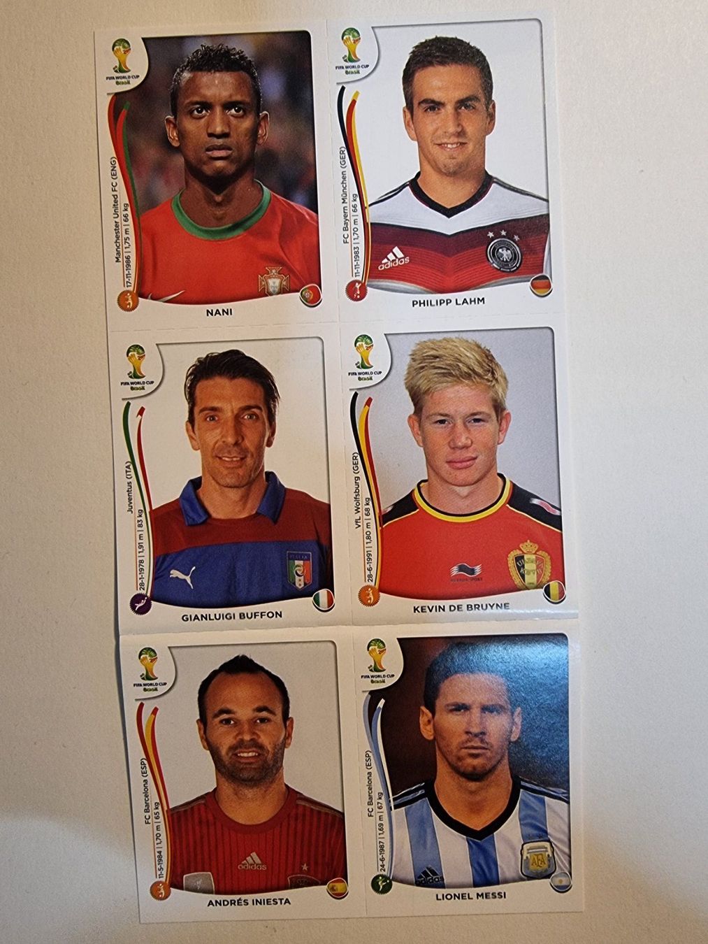 Panini Carte collezionabili: panini wm 2014 bogen mit messi buffon de bruyne etc. – Nuovo (secondo la descrizione) da Oberglatt ZH venduto da paninistickersworld