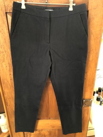Damen Stoffhose dunkelblau schlicht von BOSS