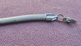 Bracciale a maglia piatta in acciaio inossidabile