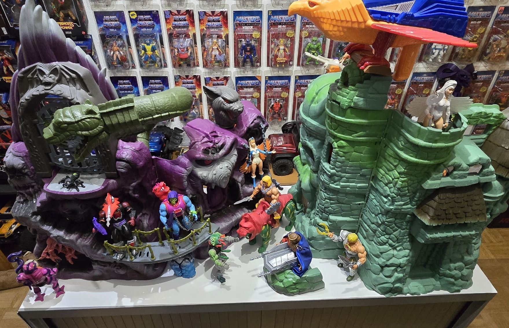 Masters of the Universe Figurines: castle greyskull snake mountain mit figuren – Neuf (Voir description) à Rüti ZH par rolinator2000