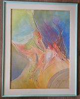 Gemälde Maya Bossaz 2008 gerahmt original guter Zustand