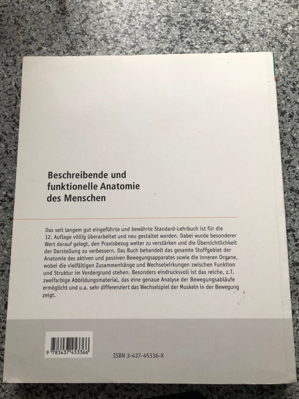 Bücher: Funktionelle und beschreibenden Anatomie, Uni, Studium – Gebraucht aus Buchs ZH von krenzi 3