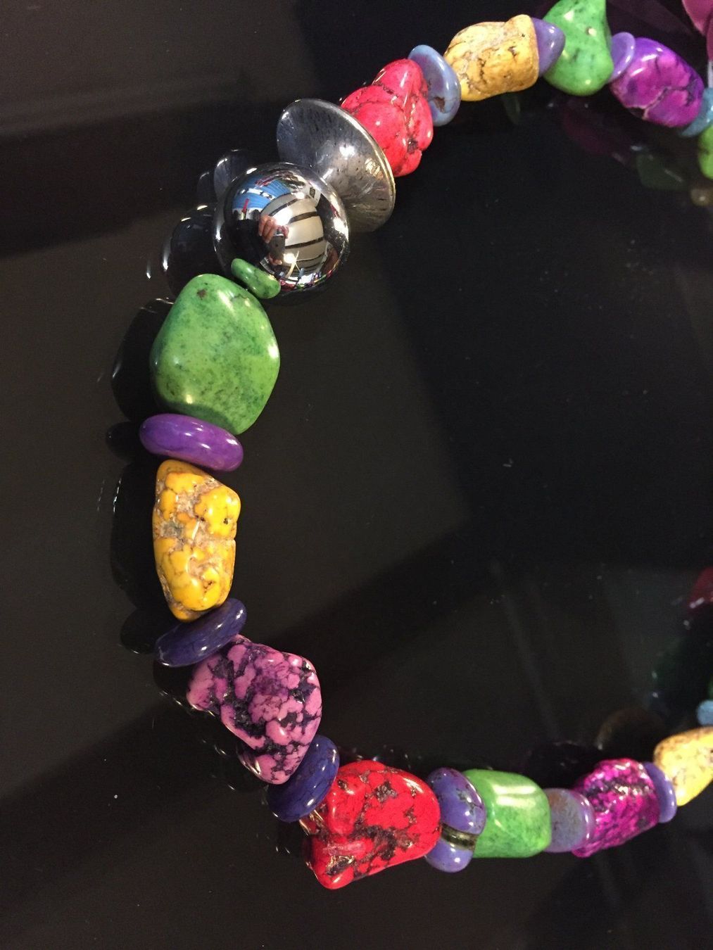 Catenine: Unique Collier / Kette aus Magnesit – Nuovo (secondo la descrizione) da Schaffhausen venduto da uniqueketten 3
