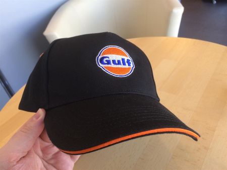 Gulf Oil Cap Retro Vintage Racing Mütze
