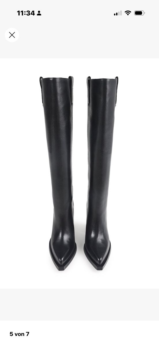 Damenschuhe: Bronx Leather Black Boots – Neu (gemäss Beschreibung) aus Wallisellen von Selin_Achermann 1
