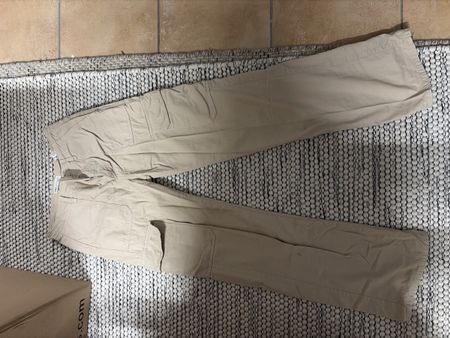 Zara Cargo Hose Beige Grösse 36 guter Zustand
