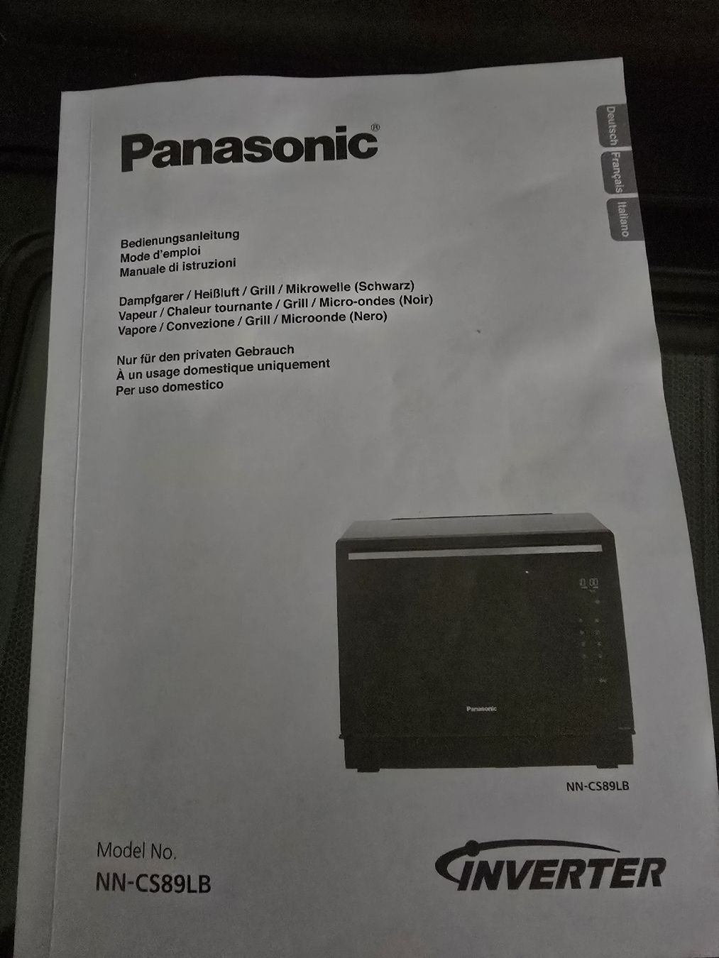 Elettrodomestici da cucina: Panasonic Mikrowelle Allrounder – Usato da Niedergösgen venduto da Rjml 4