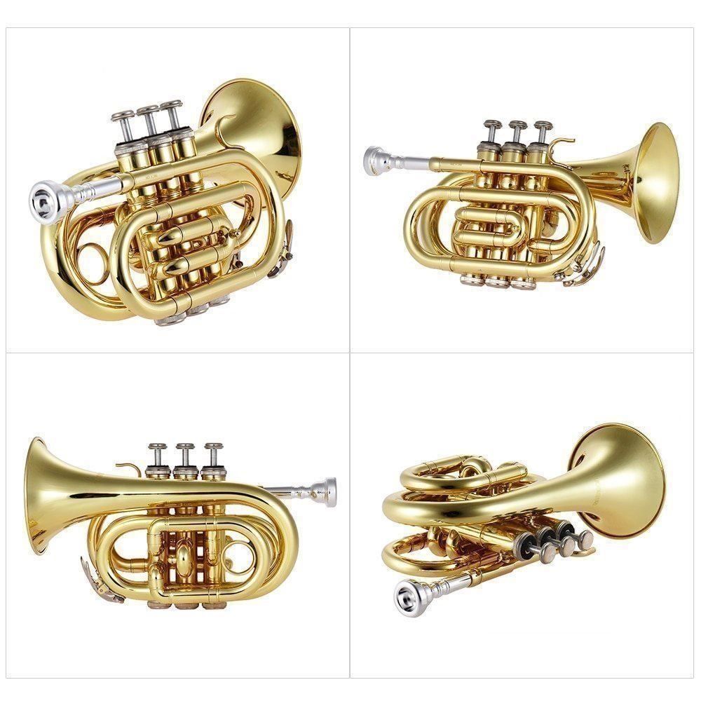 Musikinstrumente: Bb Mini Taschentrompete - Trompete im Koffer Set – Neu und originalverpackt aus Weinfelden von coin-base 4