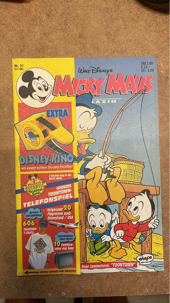 Fumetti: Micky Maus Magazin Nr.37, 1993 – Usato da Therwil venduto da rubininio