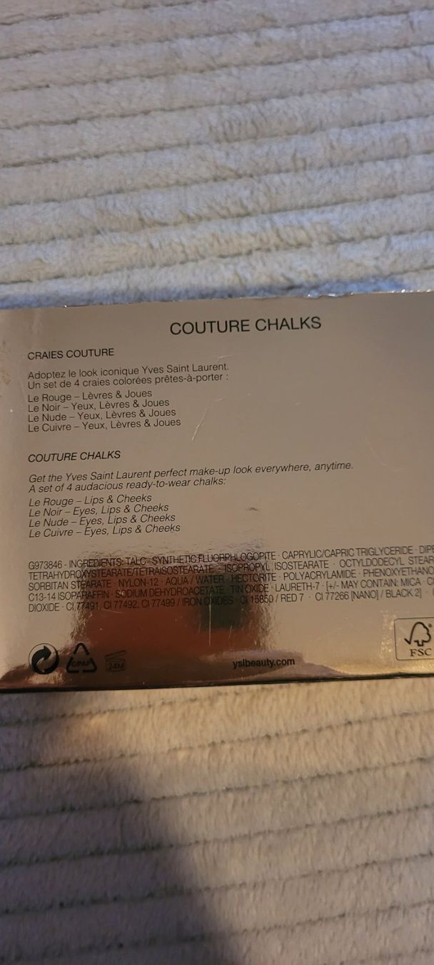 Make-up: Yves Saint Laurent couture chalks – Neu und originalverpackt aus Gland von Mezo81010 1