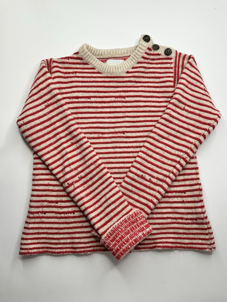 Maglioni & Felpe: Zadig&Voltaire Pullover, rot-weiss gestreift, Grösse M – Nuovo (secondo la descrizione) da Luzern venduto da kim221080