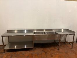Gastro Spültisch,Doppelspülbecken
