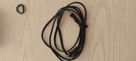 Câble audio 3.5mm mâle-mâle noir