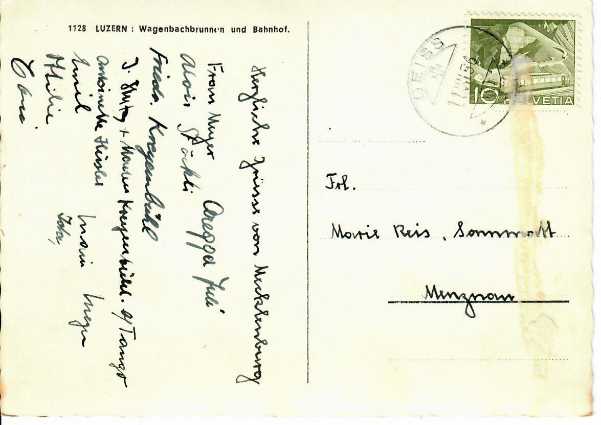 Cartoline postali: Luzern – Usato da Hochdorf venduto da Ziegel-16 1