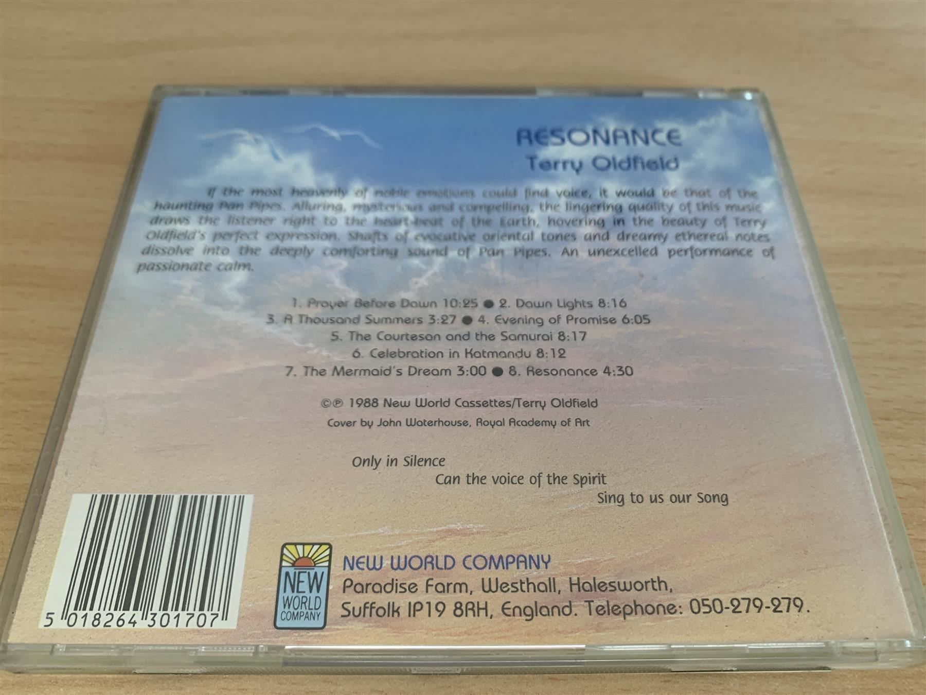 CD: Terry Oldfield – Resonance – Usato da Rikon im Tösstal venduto da Alpenmutz 1