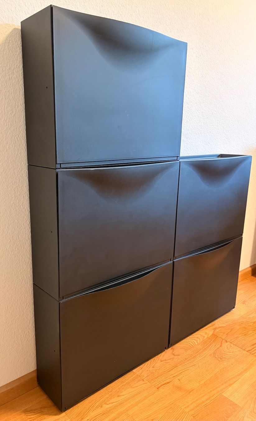 Ikea Armadi: 5x Ikea Trones Schuhschrank Schwarz – Usato da Basel venduto da tin_95xx 1