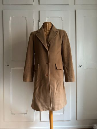 ZARA - Mantel kamelbraun Wolle 38