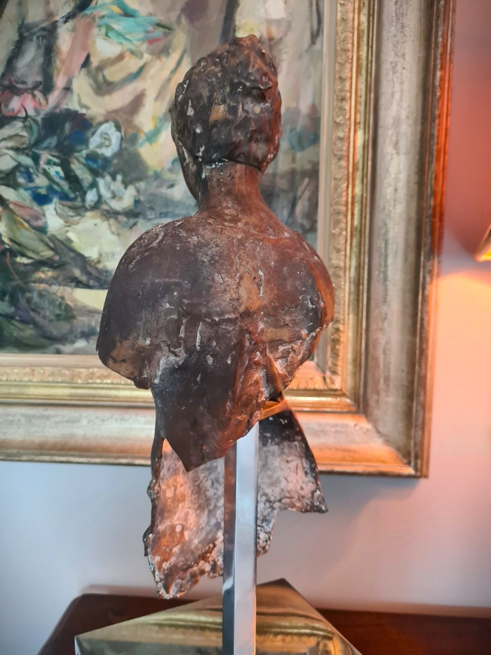 Skulpturen & Statuen: Grosse weibliche Bronze Skulptur /Halbfigur-Torso – Gebraucht aus Rotkreuz von Dobermann5 4
