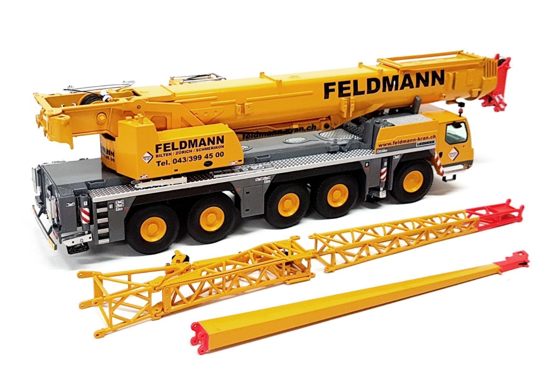 Liebherr Kit di modellismo & Modellini statici: 1:50 Liebherr LTM 1250-5.1 "Feldmann" – Nuovo e nell'imballaggio originale da Affoltern am Albis venduto da Modellshop-8910 1