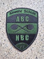 *** Badge Abwehr Schule ABC NBC 77 mit klett ***