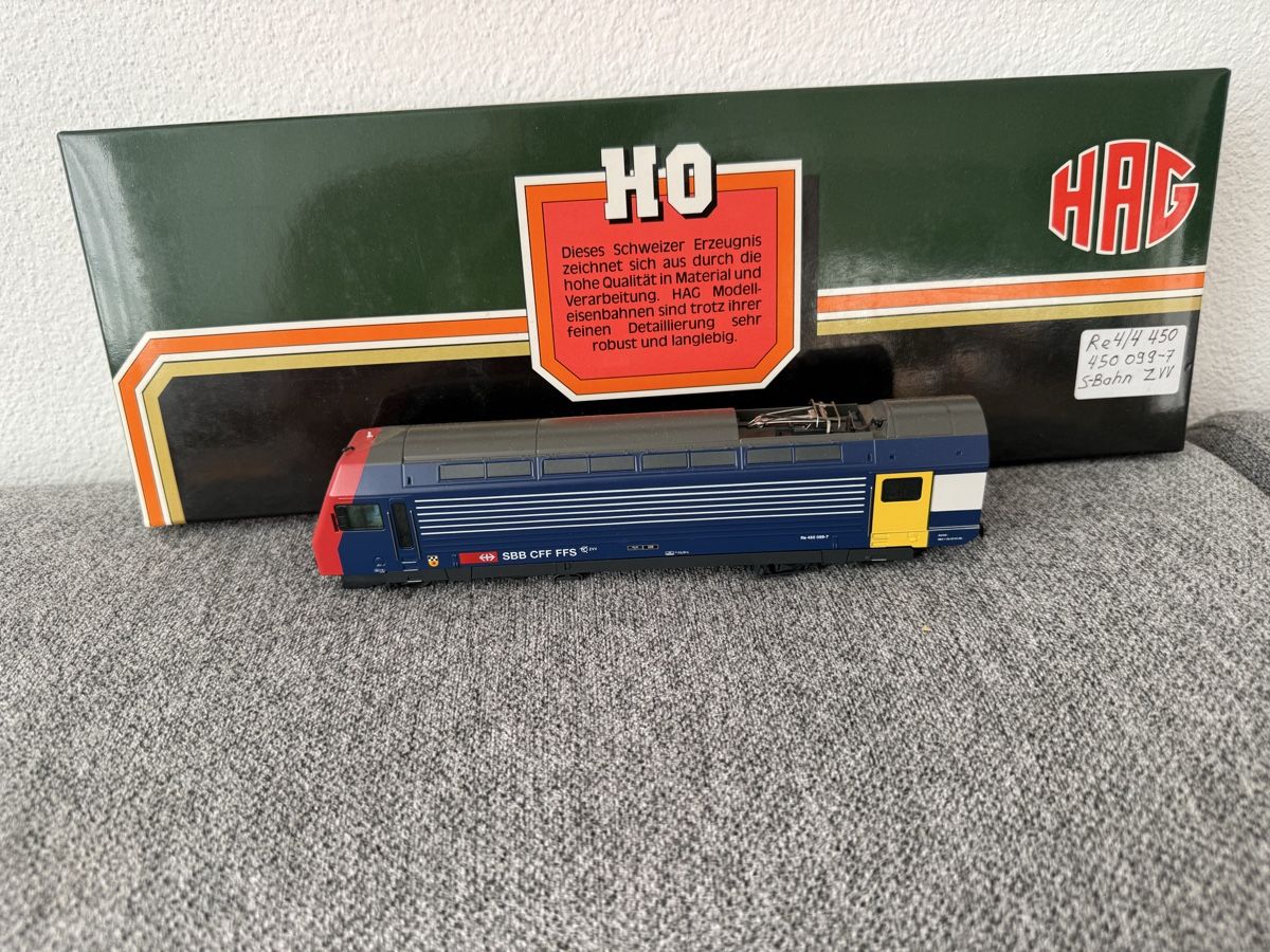 Hag Modellini di ferrovie: Re 450 S Bahn Zürich – Usato da Altdorf UR venduto da aar_2kmb 1