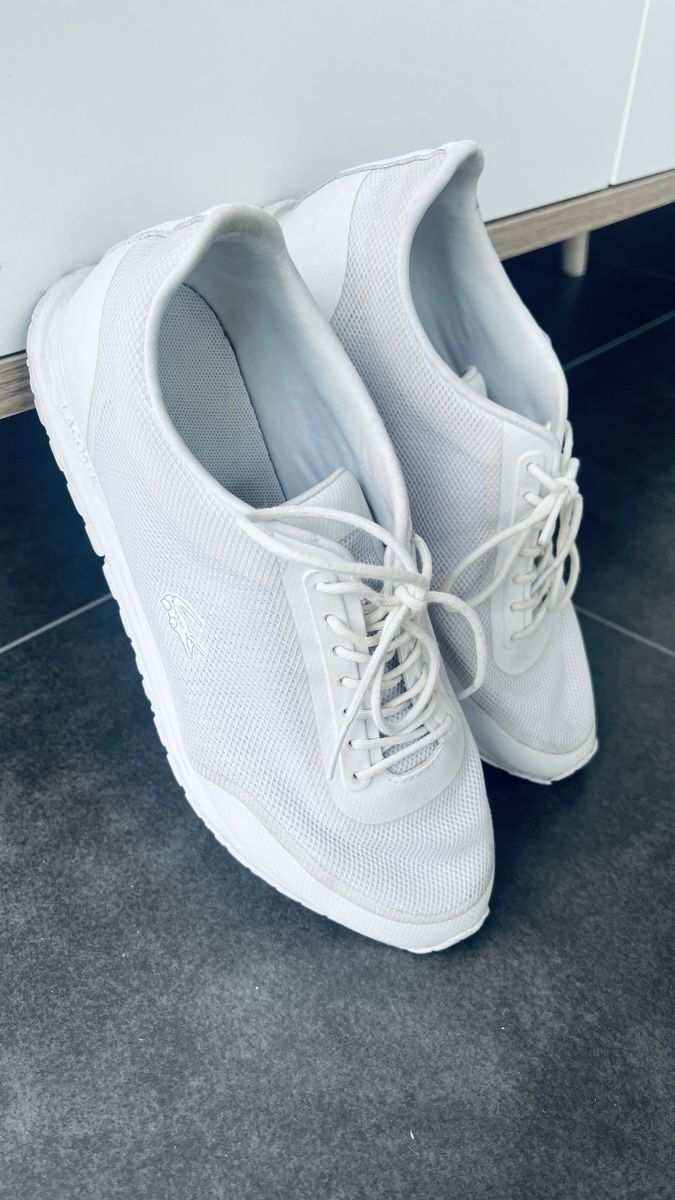Lacoste Damenschuhe: Baskets Lacoste blanches, pointure 37 – Gebraucht aus Lausanne von Global.P 2
