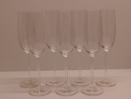 Champagnergläser 7er Set