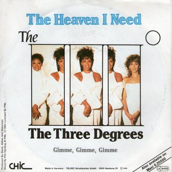 Dischi in vinile: Three Degrees: The Heaven I Need 7" – Usato da Steinhausen venduto da Vilivinili