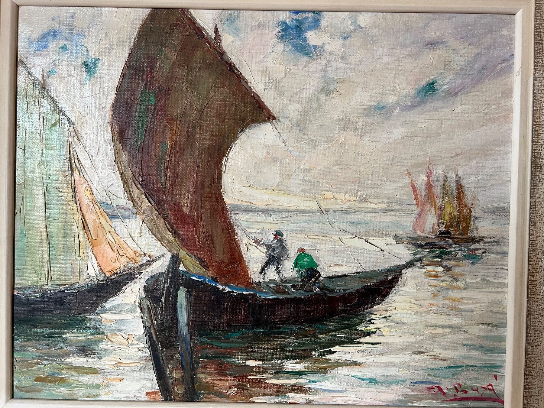 Tableaux: Segelboot Bild signiert – D'occasion à Zürich par Girasole232