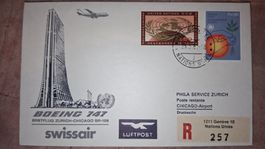 Swissair Zürich - Chicago 25.03.1983