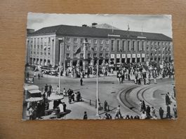 AK von Basel Mustermesse um 1950, gelaufen