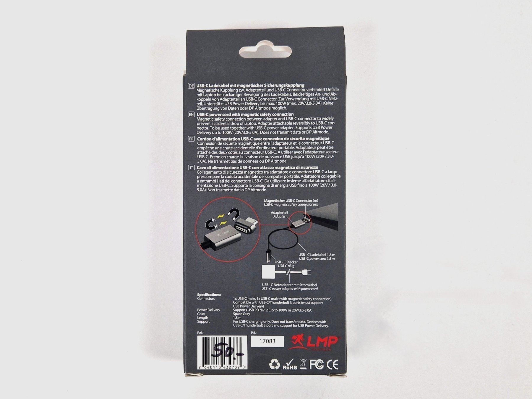 Cavi: LMP USB-C zu USB-C Kabel – Nuovo e nell'imballaggio originale da Basel venduto da Restwert_Basel 1