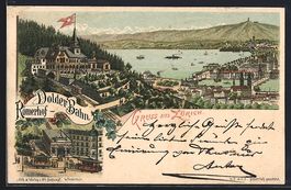 Litho Zürich, Gasthaus Dolder Bahn-Röm