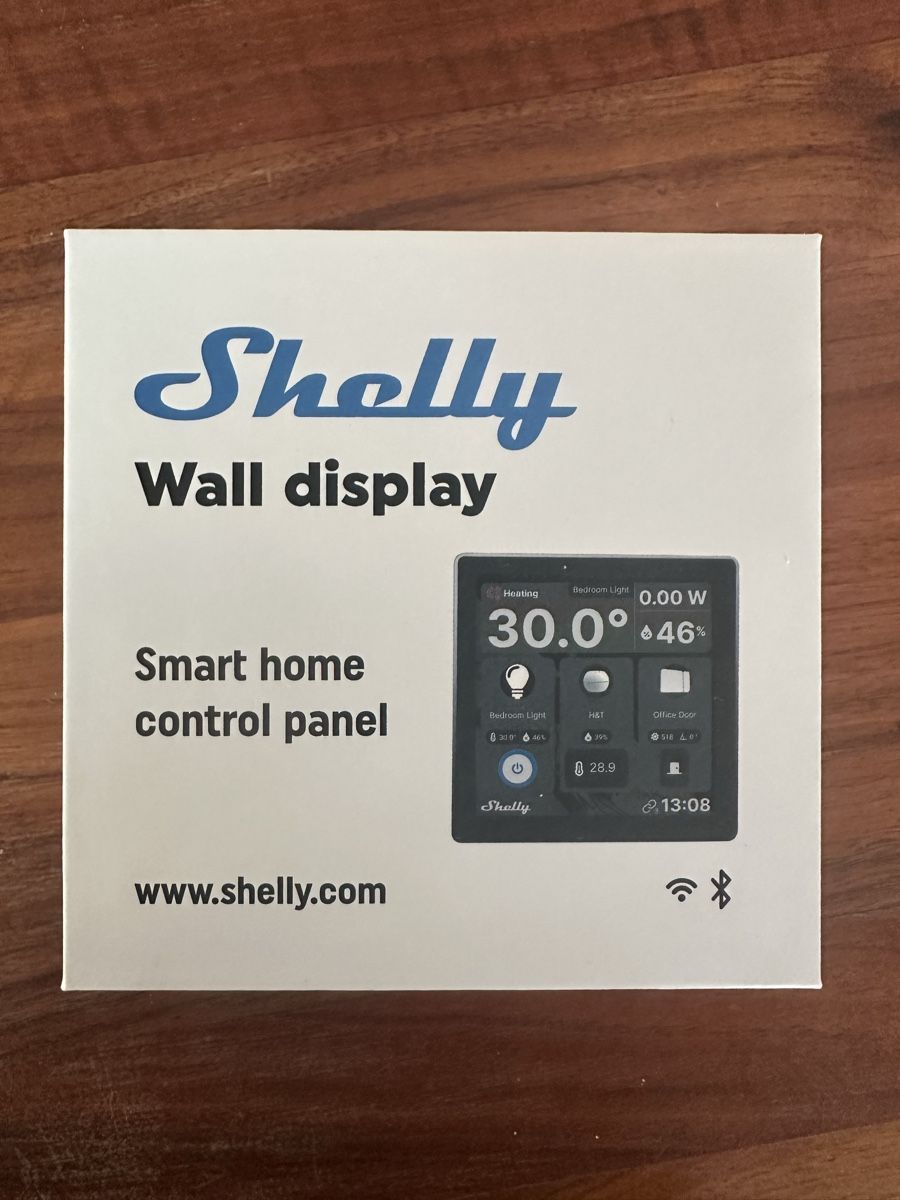 Shelly Schalter: Shelly Wall Display schwarz – Neu (gemäss Beschreibung) aus Hausen am Albis von FamSpa