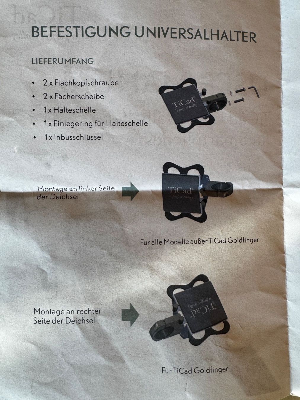 Halterungen: TiCad Universalhalter f. Smartphones – Gebraucht aus Baar von Arina2 3