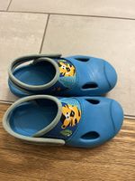 Decathlon Badeschuhe Kinder blau Motiv Grösse 26-27